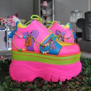 Dollskill Club Exx Trippy Fairywalker Platform Sneakers (Size 8)